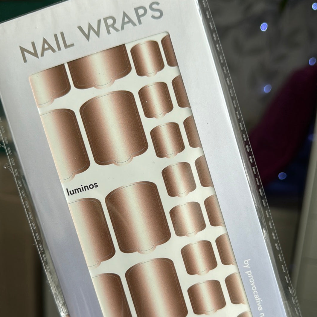 Pedicure nail wrap - Luminos